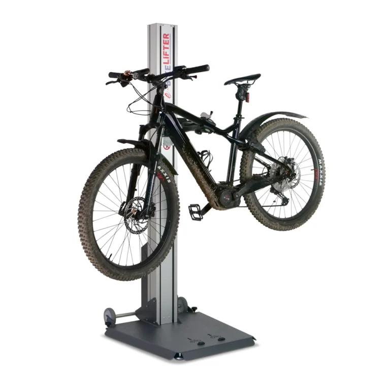 e-Bikelifter BM-65 mit eingespanntem Mountainbike